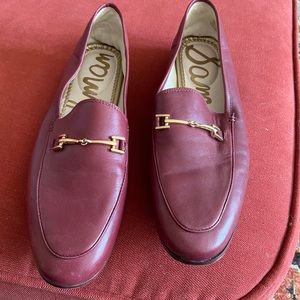 Dark red loafers. Barely worn.